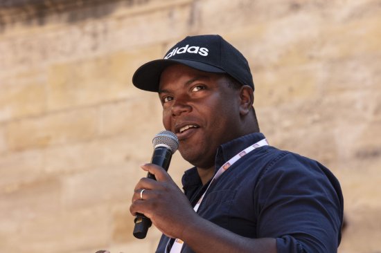 Photo de Hervé Fontaine lors du festival Bar'EnVoix 2023