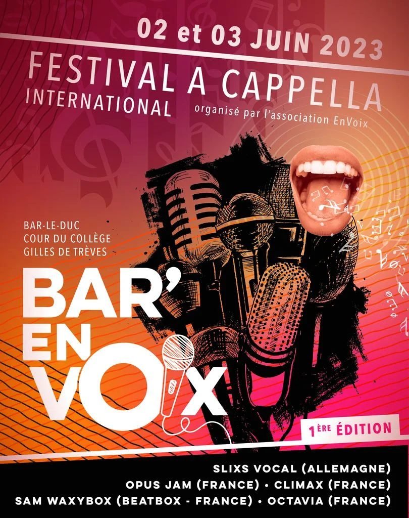 Affiche Bar'EnVoix 2023