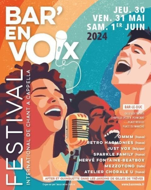 Bar'EnVoix 2024, affiche avec textes