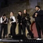 Le groupe Just Vox sur scène.