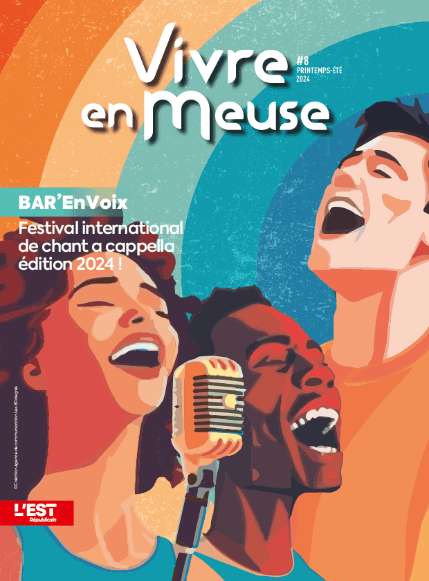 Couverture du Vivre En Meuse de printemps-été 2024 parlant de notre festival