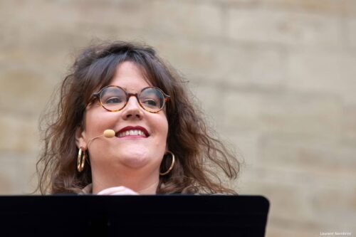 Gros plan sur Morgane du groupe A Bocca Chiusa