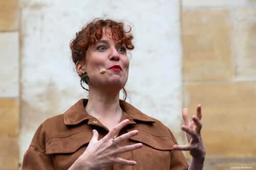 Gros plan sur Caroline du groupe A Bocca Chiusa