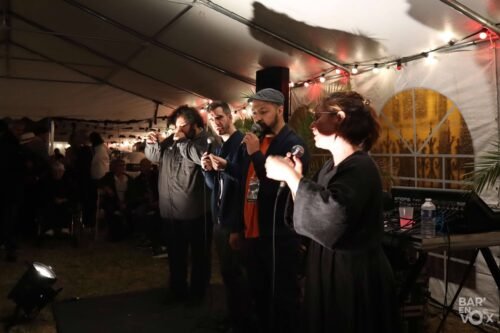 Lydie, Rémi, Paul et BigBen improvisent pendant la soirée de l'after