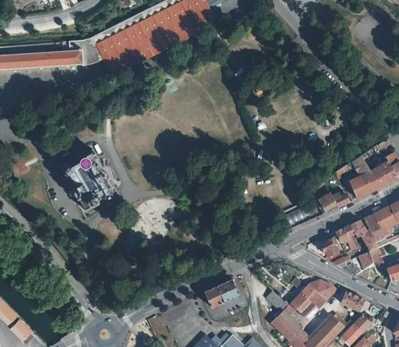 Carte satellite du parc de Marbeaumont