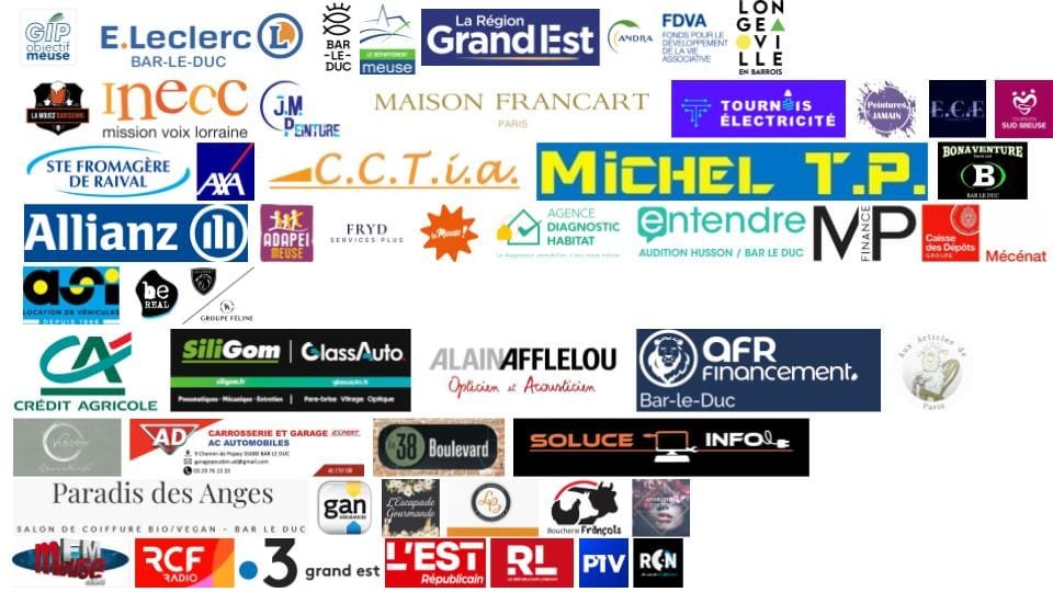 Page de logos des partenaires