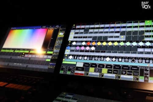 console lumière en action