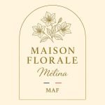 Logo de la maiso,n florale Mélina